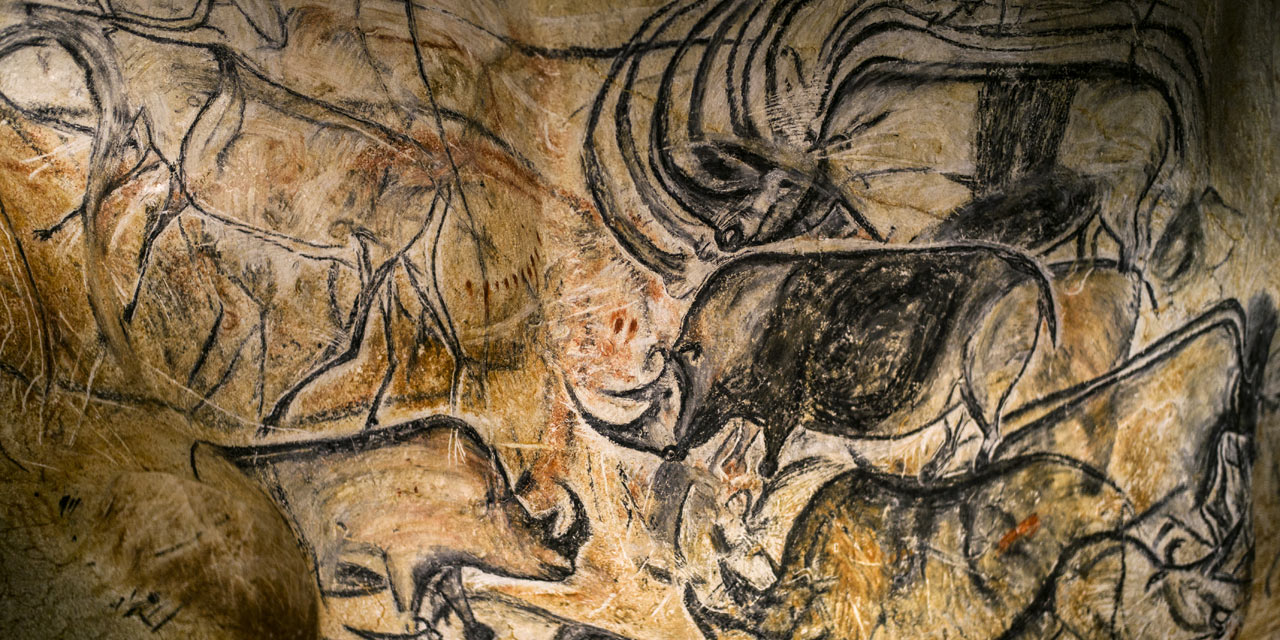 Chauvet Cave Painting - Rhinos